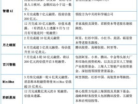 年终盘点|超两千亿元注入，大模型融资大战谁在下注、谁拿得更多？