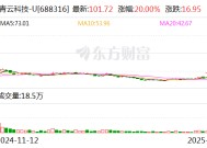 青云科技：股东嘉兴蓝驰和天津蓝驰2月6日-2月11日合计减持1.3%公司股份